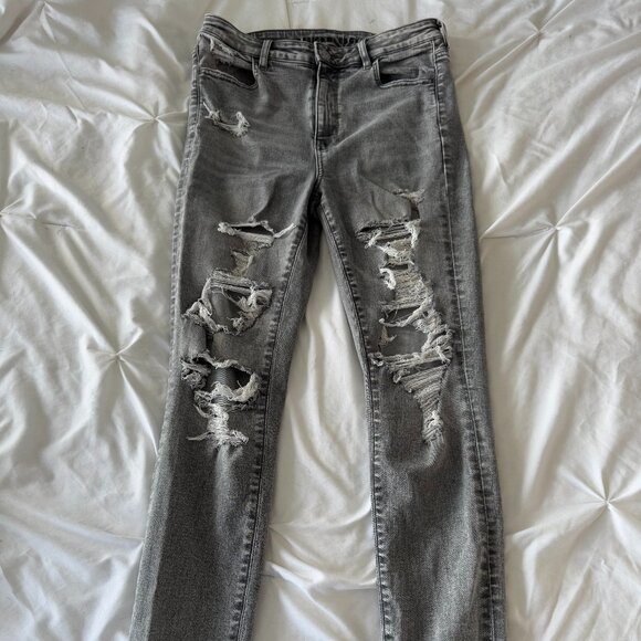 American Eagle Super Hi-Rise Jegging Next Level Stretch - Picture 1 of 5